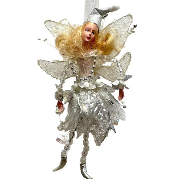 Vintage Whimsical Woodland Fairy Elf Sprite Pixie Christmas Ornament‎ - Picture 1 of 6